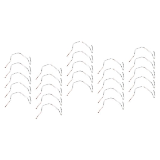 Studded T-Post Fastening Clips for Continuous Fence | 25 Pack | Galvanized Steel