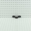 1 1/2" x 1" Bolt On Pipe Strap with 3/8" Holes | 10 Gauge | Raw Steel