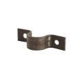 Continuous Fence 1 3/4" Bolt On Pipe Strap Bracket with 3/8" Holes | 10 Gauge | Raw Steel (Continuous Fence Clip) (Pipe Fittings)