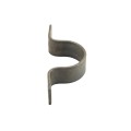 1 5/8" x 1" Bolt On Pipe Strap with 3/8" Holes | 10 Gauge | Raw Steel