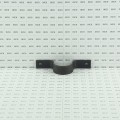 2 1/2" (2 3/8" OD) x 1 1/4" Bolt On Pipe Strap with 3/8" Holes | 6 Gauge | Raw Steel