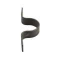 2 1/2" (2 3/8" OD) x 1 1/4" Bolt On Pipe Strap with 3/8" Holes | 6 Gauge | Raw Steel