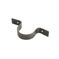 3" (2 7/8" OD) x 1 1/4" Bolt On Pipe Strap with 3/8" Holes | 6 Gauge | Raw Steel