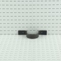 3" (2 7/8" OD) x 1 1/4" Bolt On Pipe Strap with 3/8" Holes | 6 Gauge | Raw Steel