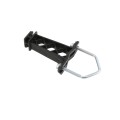 Electric Fence Insulator for Posts, Top Rails, Tube Gates, and Corral Panels with Installation Hardware | 25 Pack | Black