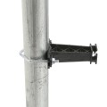 Electric Fence Insulator for Posts, Top Rails, Tube Gates, and Corral Panels with Installation Hardware | 25 Pack | Black