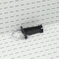 Electric Fence Insulator for Posts, Top Rails, Tube Gates, and Corral Panels with Installation Hardware | 25 Pack | Black