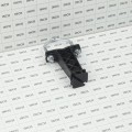 Electric Fence Insulator for Posts, Top Rails, Tube Gates, and Corral Panels with Installation Hardware | 25 Pack | Black