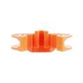 Lockjawz 30' Universal T-Post Insulator for Continuous Fence | 25 Pack | Orange