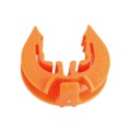 Lockjawz 30' Universal T-Post Insulator for Continuous Fence | 25 Pack | Orange