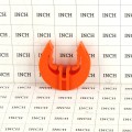 Lockjawz 30' Universal T-Post Insulator for Continuous Fence | 25 Pack | Orange
