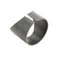 2 7/8" x 2 7/8" Pipe Pal Weld On Continuous Fence Pipe Saddle | Raw Steel