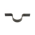 2 1/2" (2 3/8" OD) x 1" Weld On Pipe Strap | 6 Gauge | Raw Steel