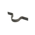 2 1/2" (2 3/8" OD) x 1" Weld On Pipe Strap | 6 Gauge | Raw Steel