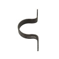 3" (2 7/8" OD) x 1" Weld On Pipe Strap | 6 Gauge | Raw Steel